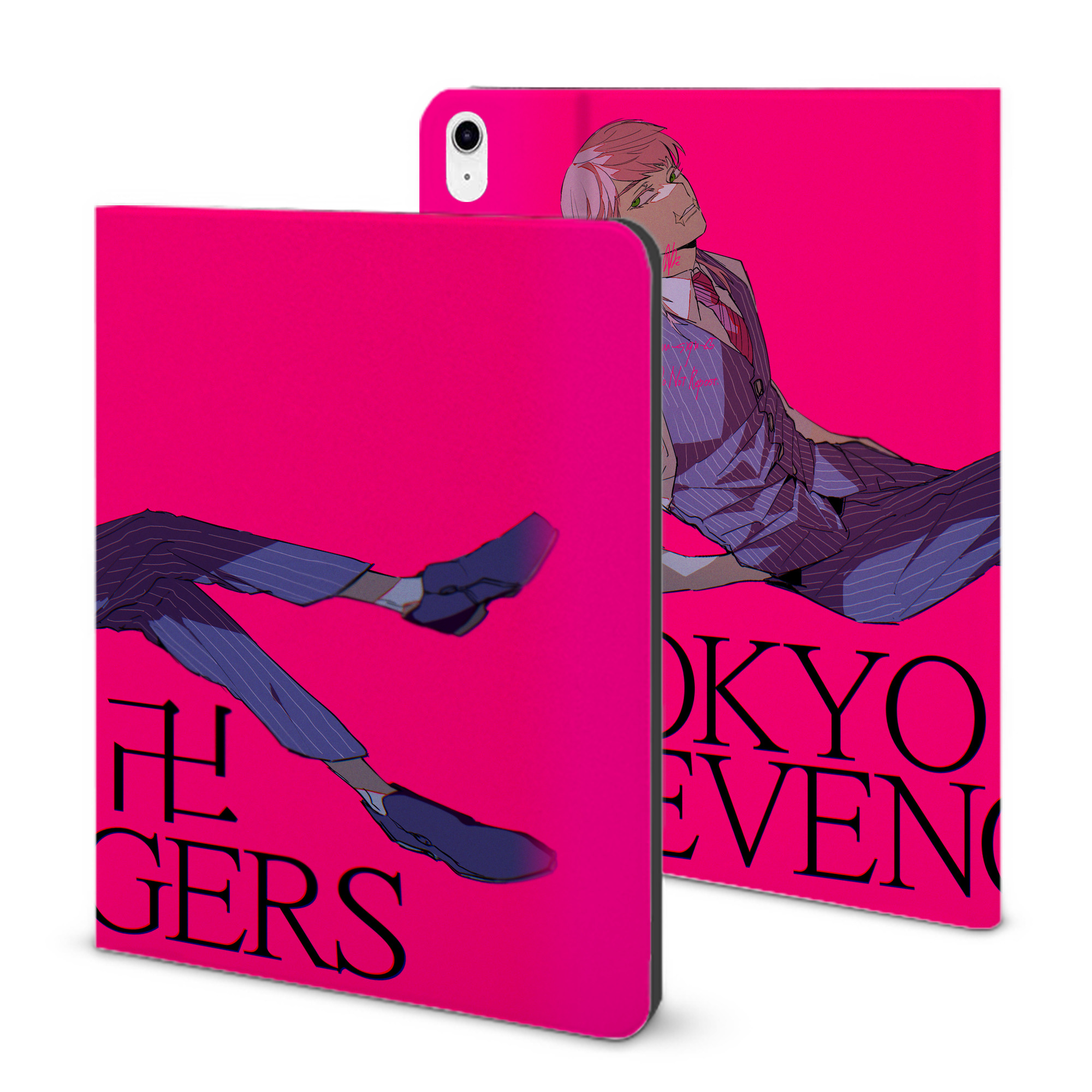 （画像用） 東京リベンジャーズ Tokyo Revengers IPad ケース ブック型 PUレザー TPU 耐衝撃 軽量 薄型 ペン収納なし 全面保護 IPad 各モデル対応